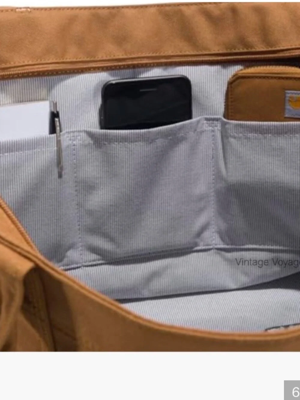 Carhartt Black Zip Tote - Picture 10 of 11